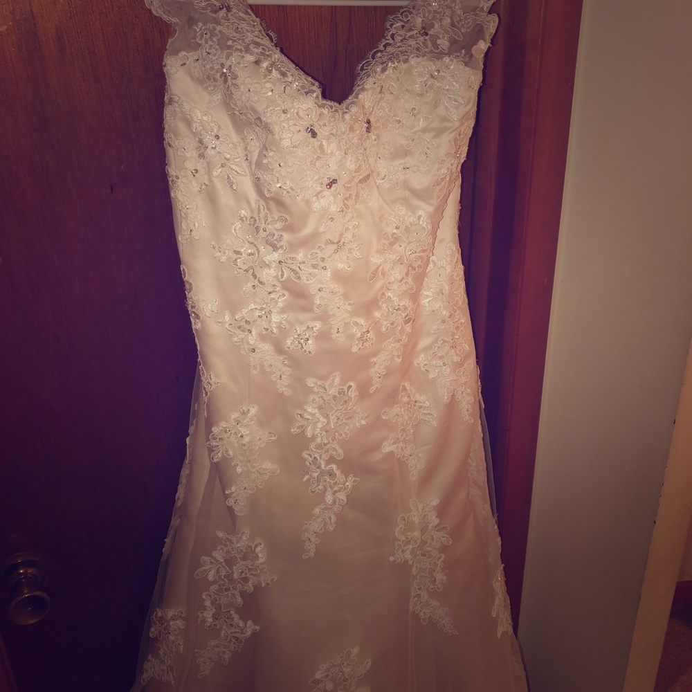 Brand new never worn Cara Mia wedding gown